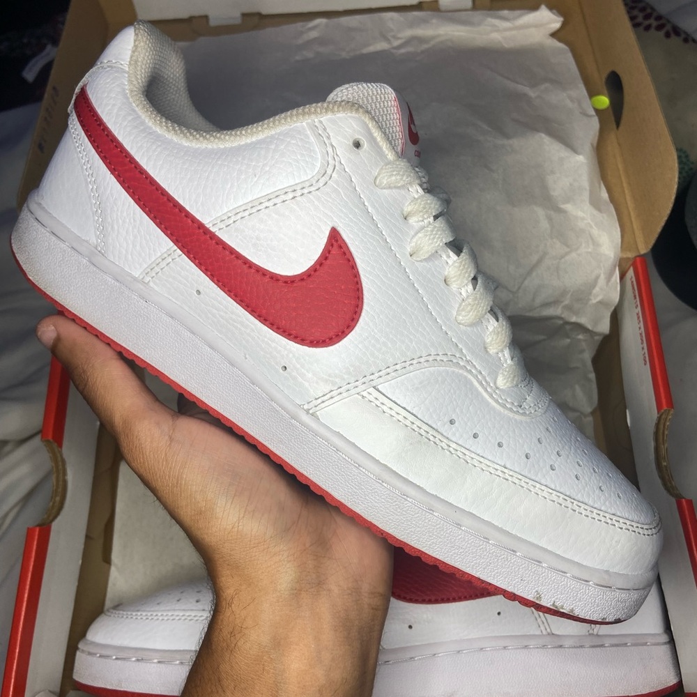 Nike Court Vision Low ‘White University Red’